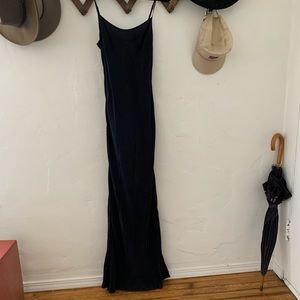 Pure + Good Charcoal Maxi Slip Dress - Size Small